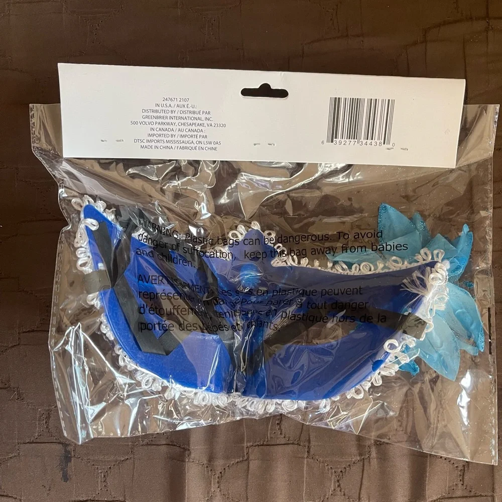 Masquerade or Mardi Gras. Face Mask